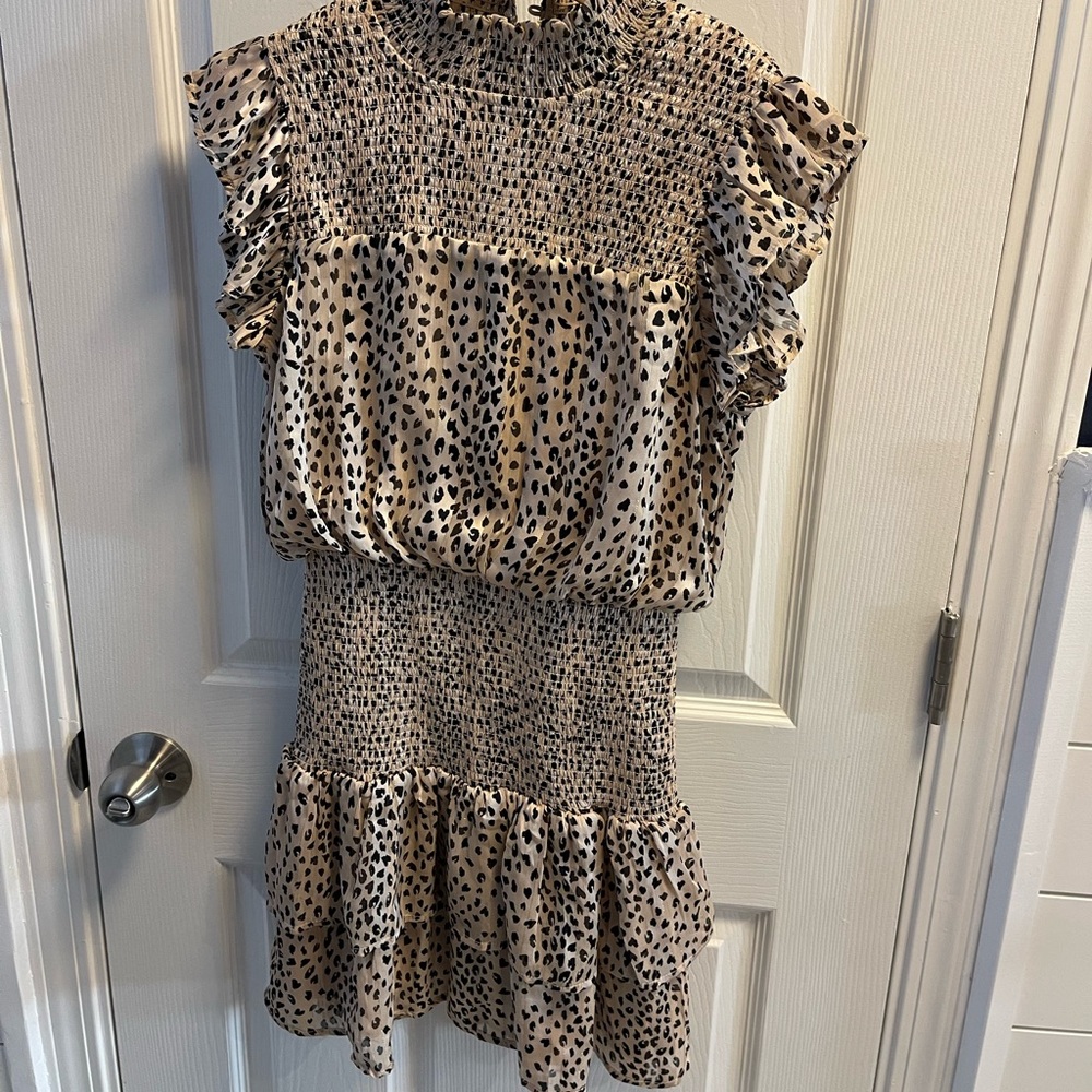 Aqua brand S animal print dress